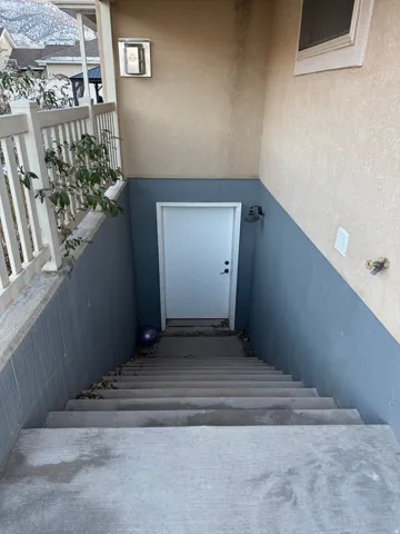 View of stairs