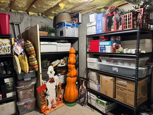 View of storage area