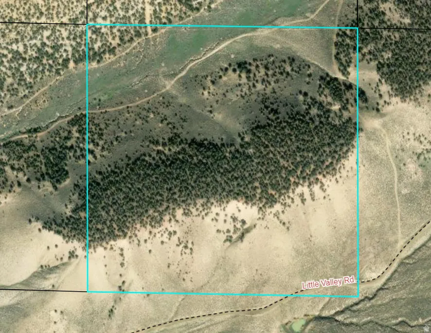 Map / location with property parcel outlined