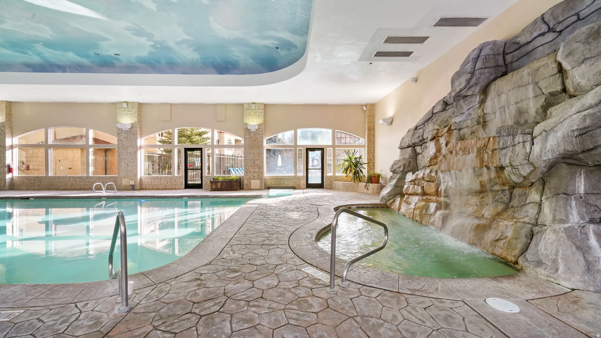 View of indoor community pool