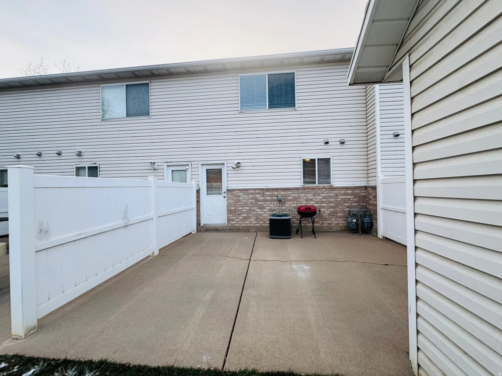 Back of home, view from patio