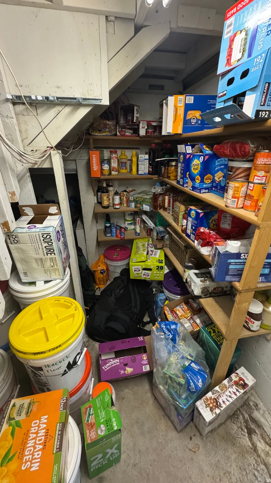 View of storage room