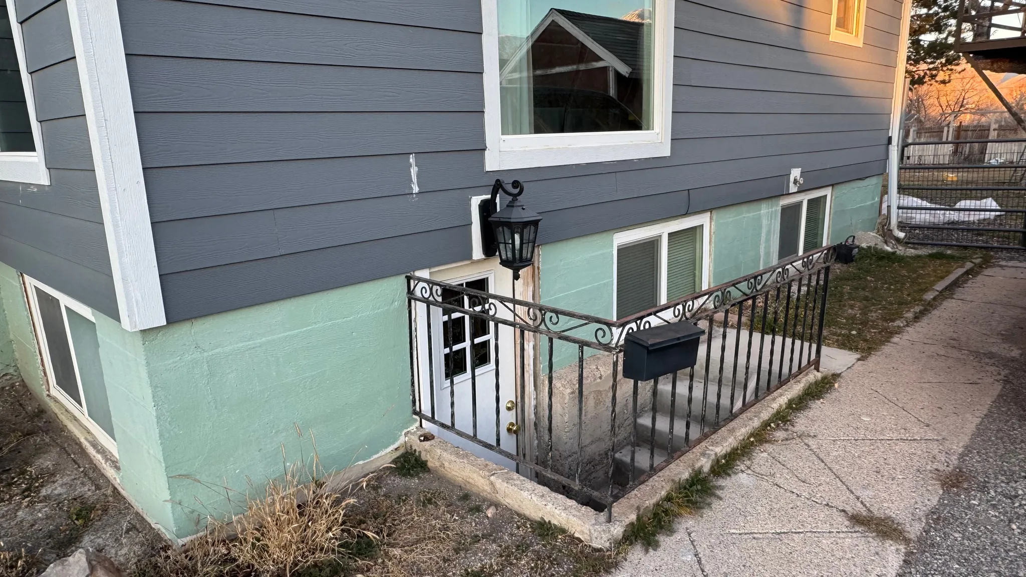 View of exterior entry