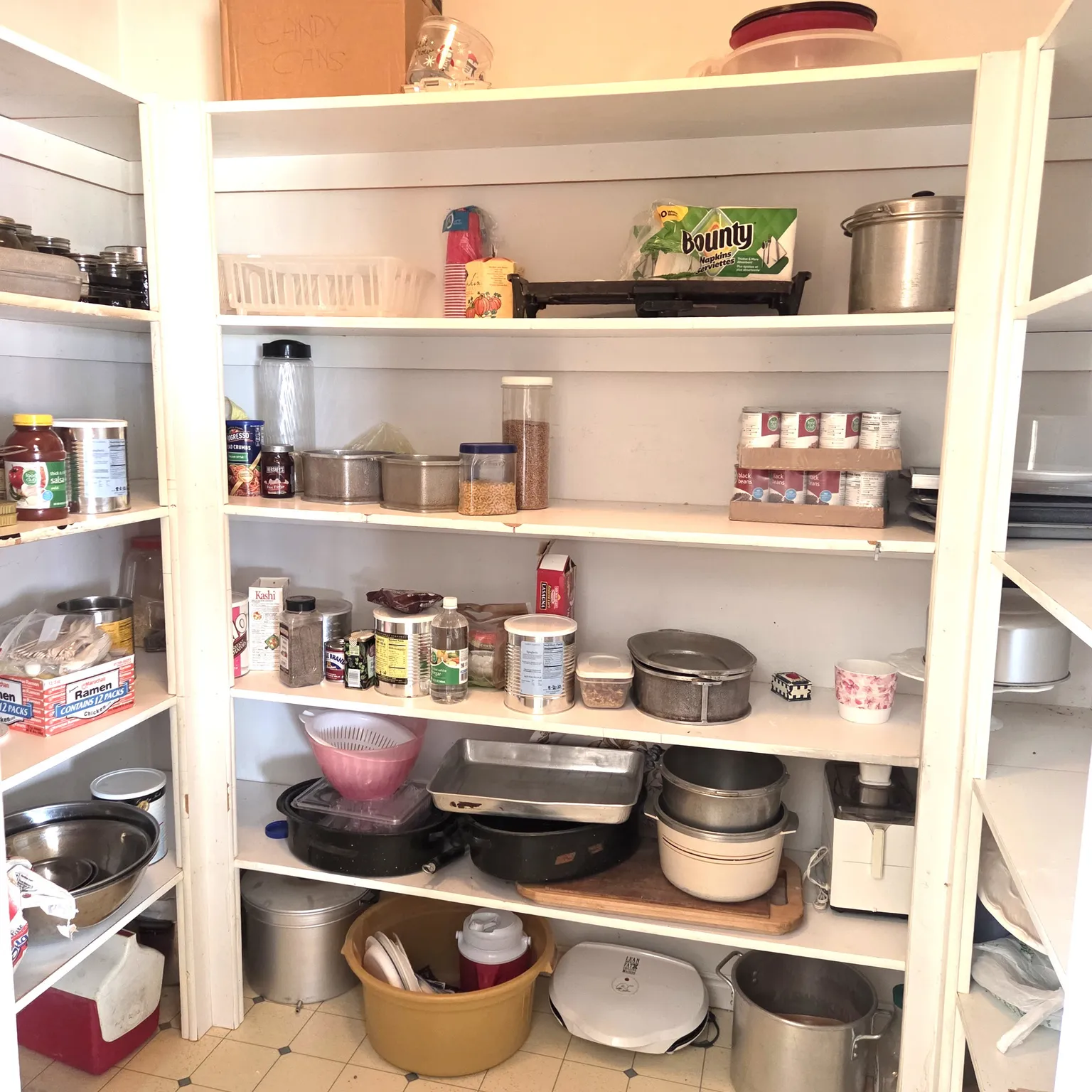 View of storage area
