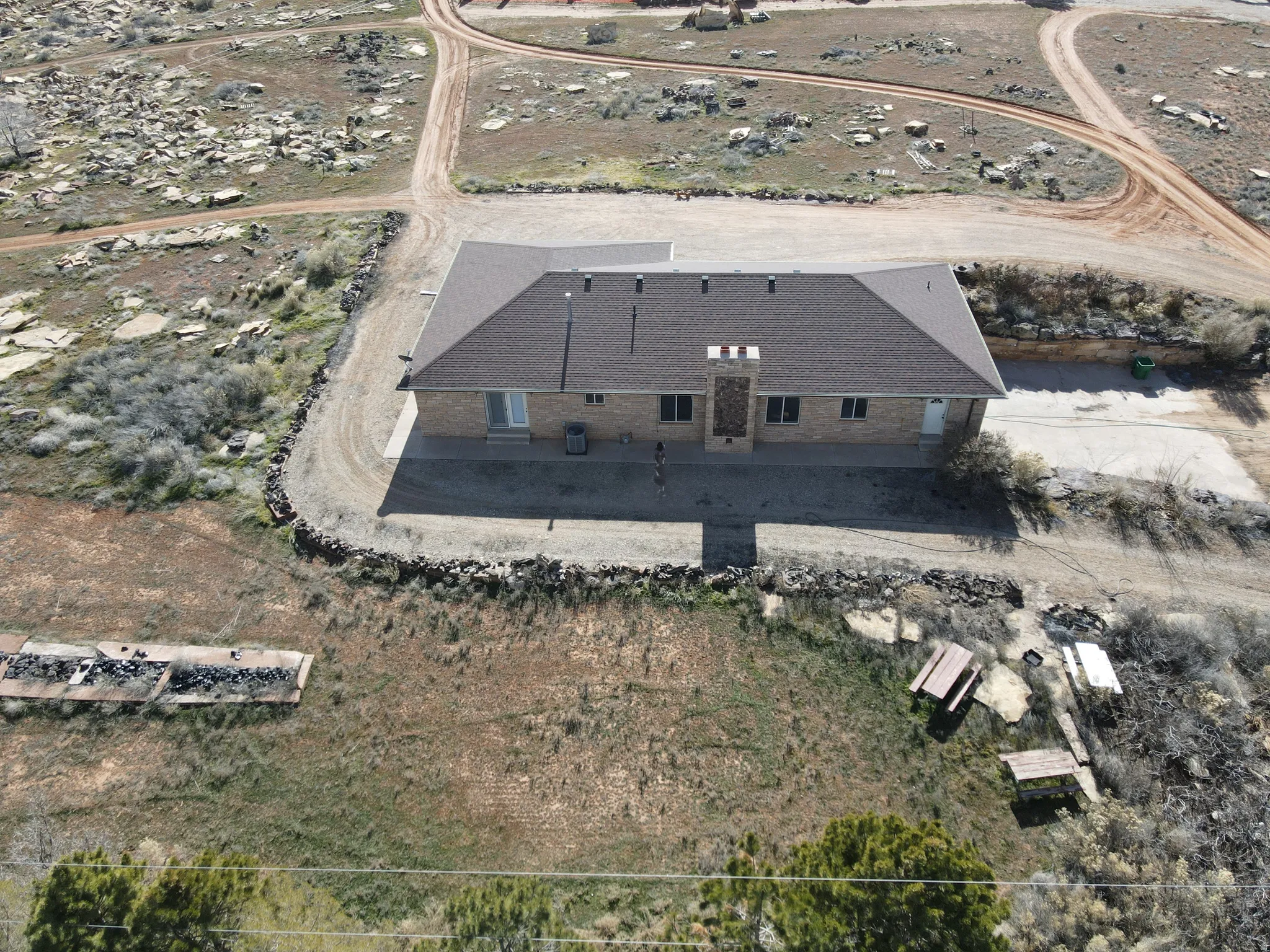Aerial overview of property's location