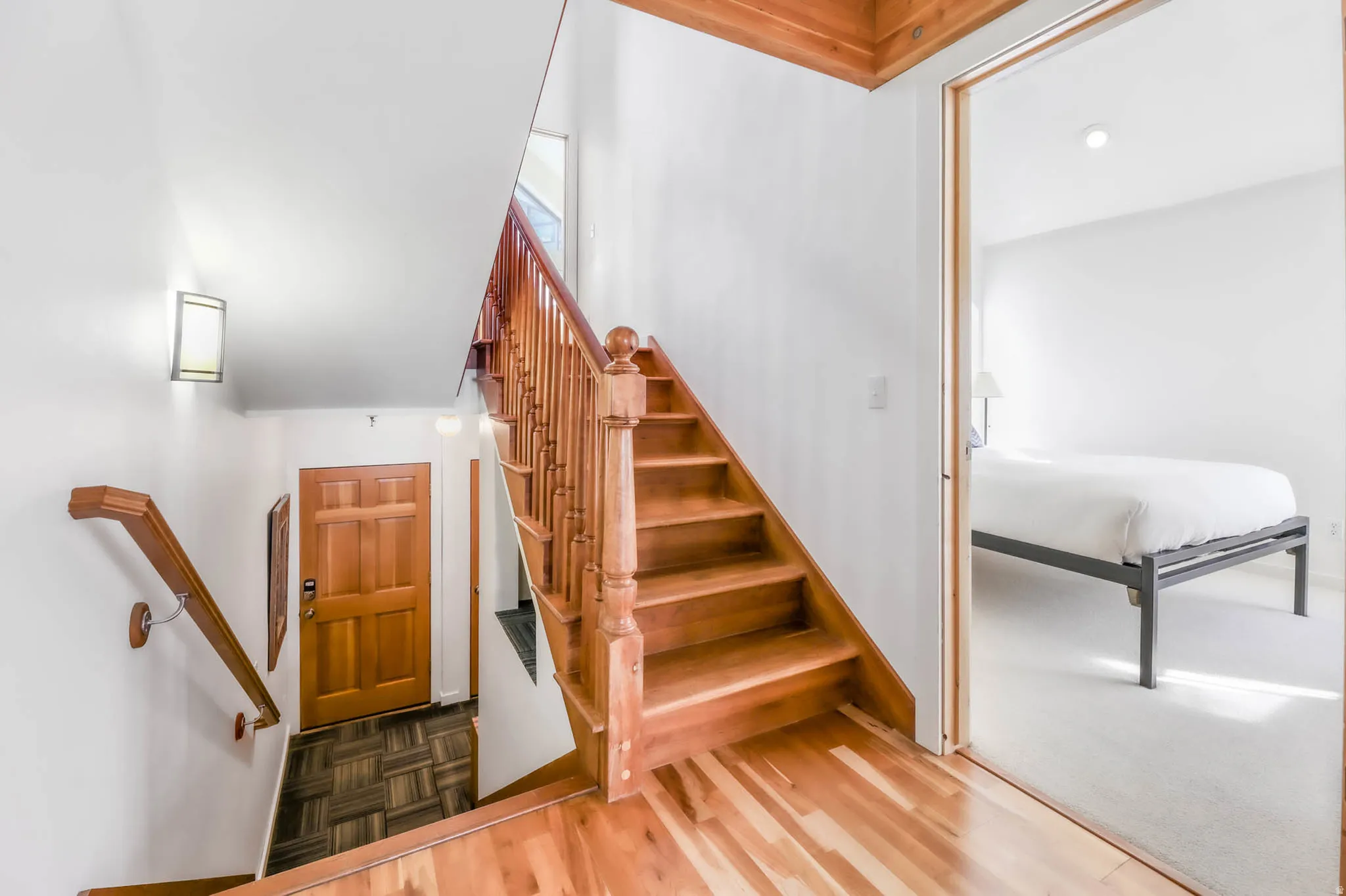 Stairs with wood beautifull Hardwood