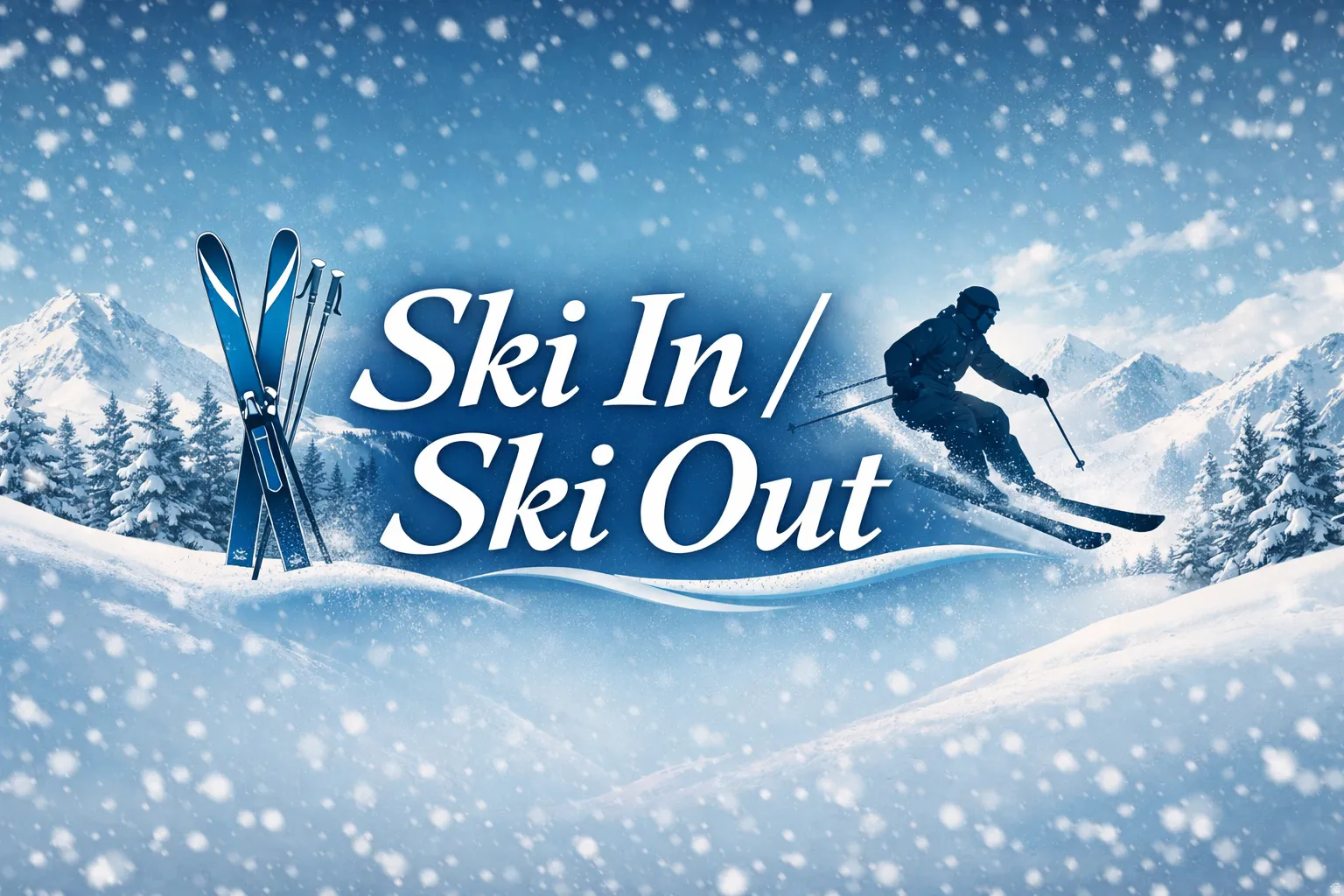 Community sign with a mountain view