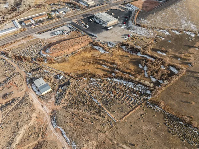 Aerial view of property's location