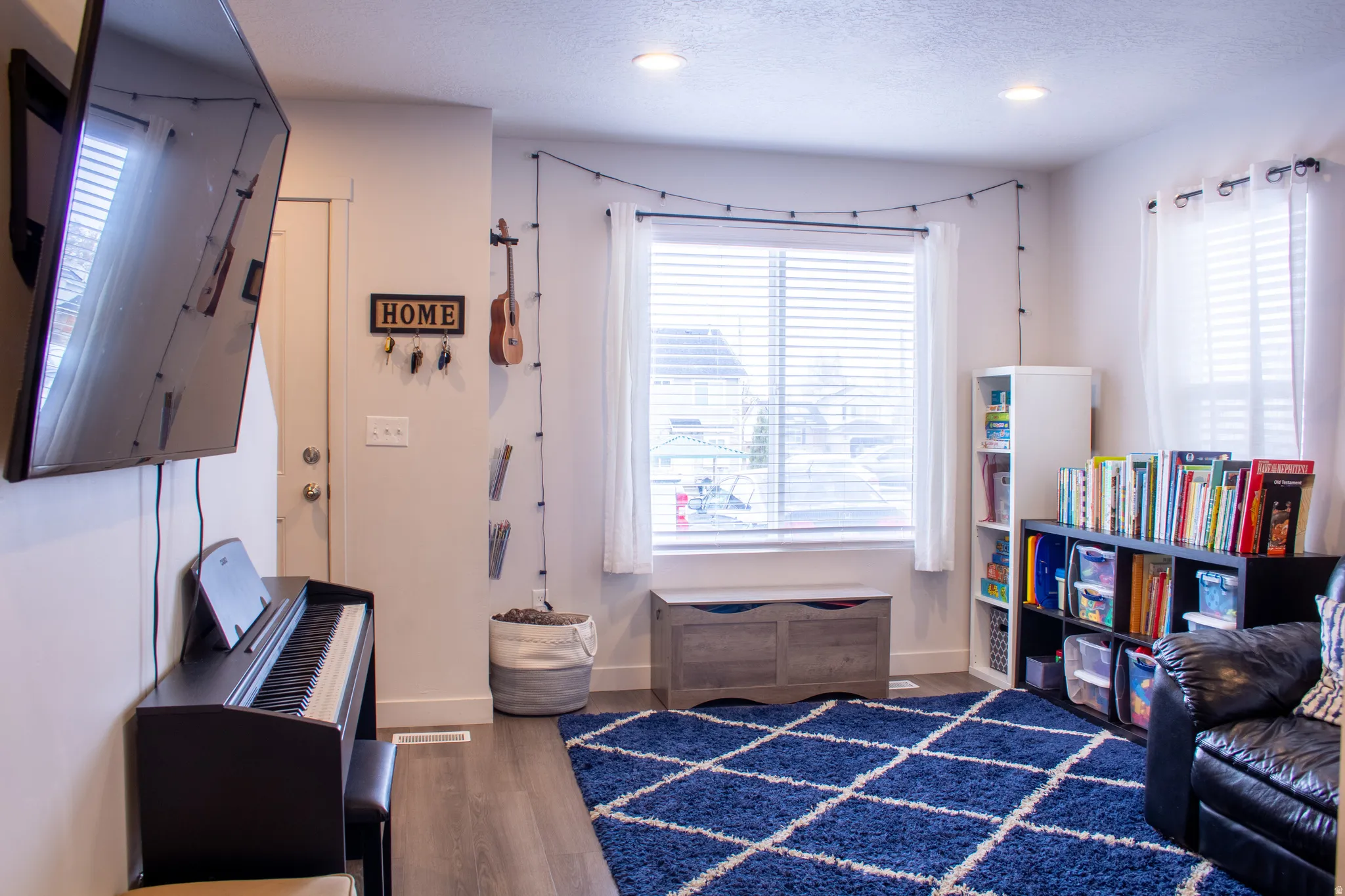 Family Room with Large Windows!!  End unit with extra windows/more natural light!