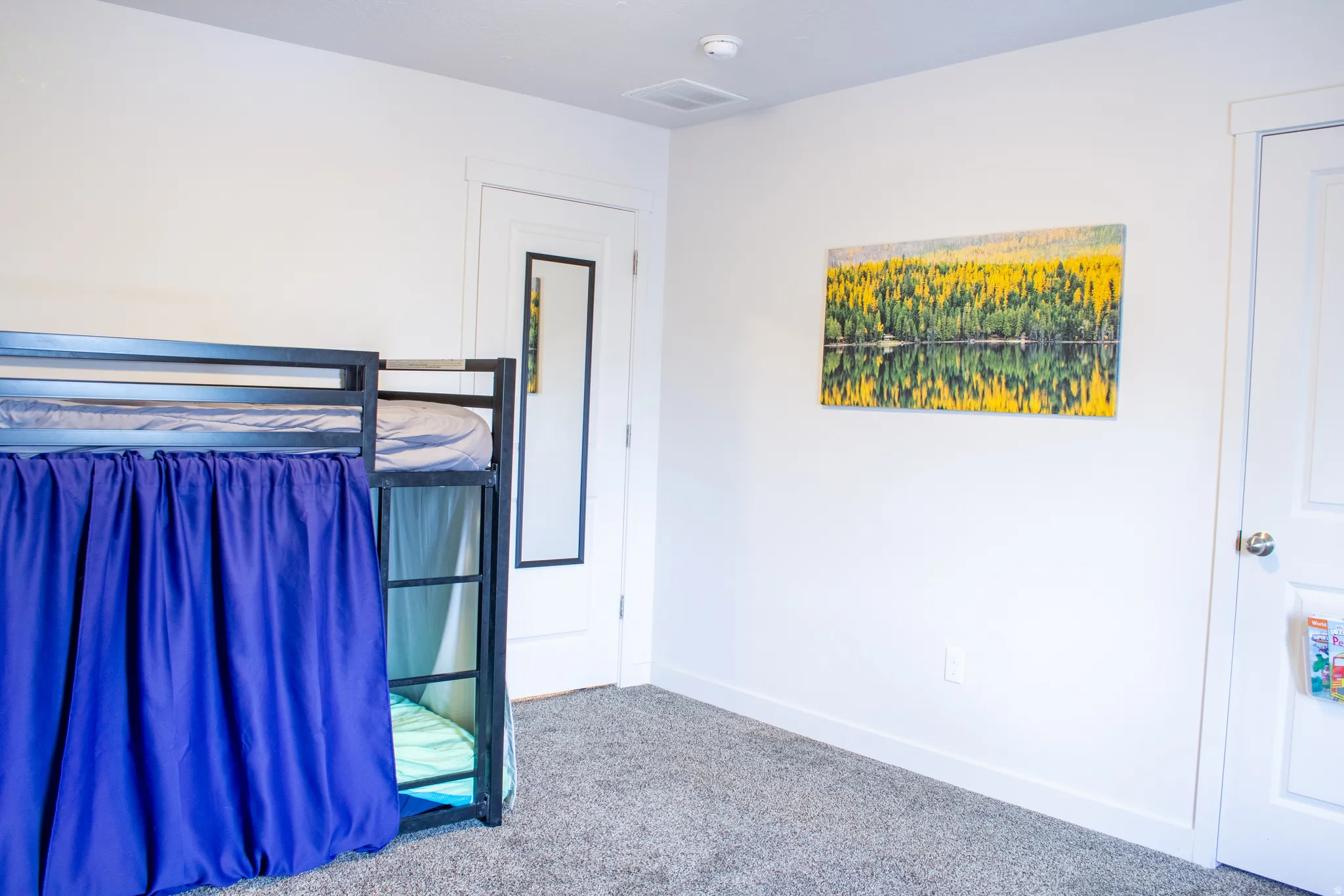 Bedroom #2  with carpet flooring
