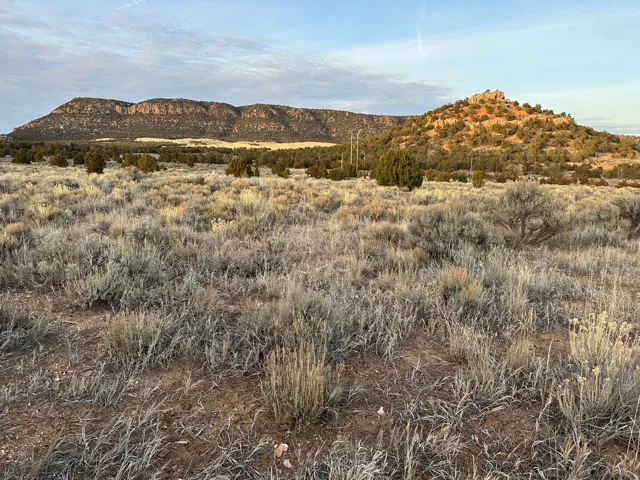 View of mountain background