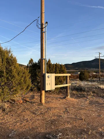 Exterior view of a mountain backdrop