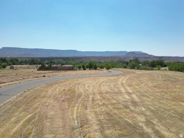 View of mountain background with rural landscape