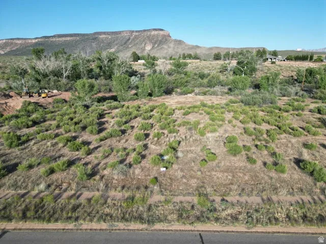 View of mountain background with rural landscape