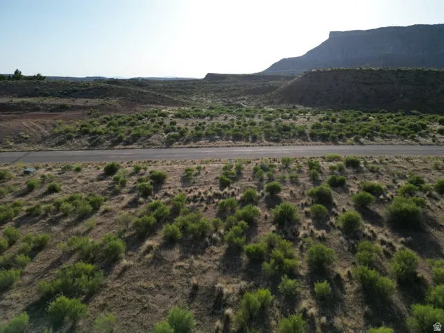 View of mountain background with rural landscape