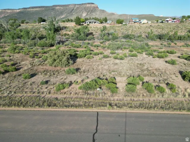 View of mountain background with rural landscape
