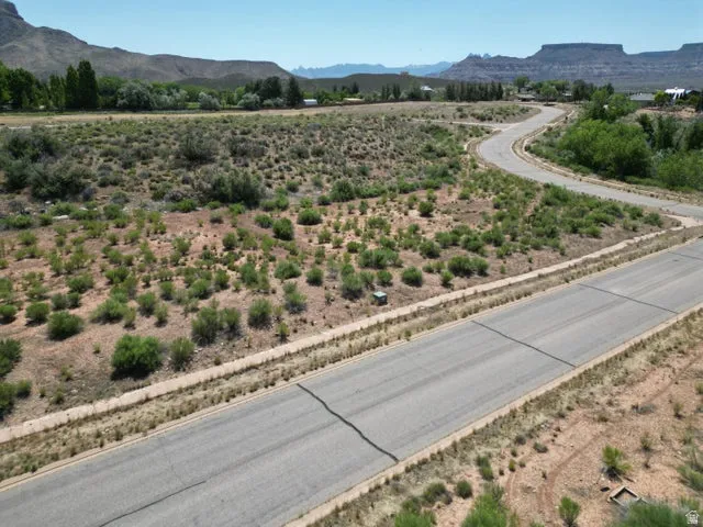 View of mountain background featuring rural landscape and a desert landscape