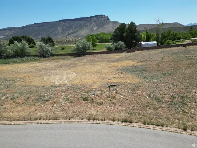 View of mountain background with rural landscape