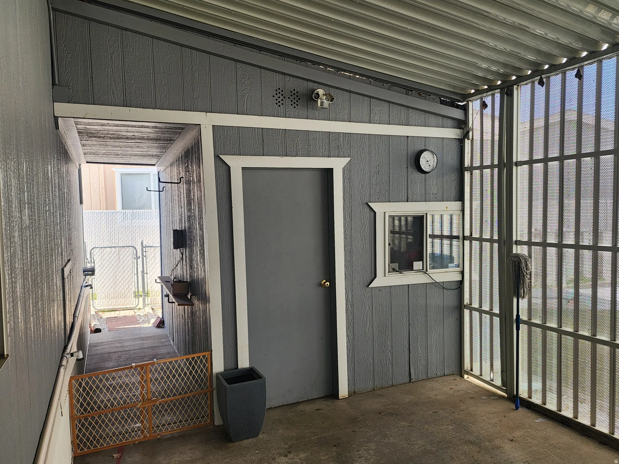 Doorway to property