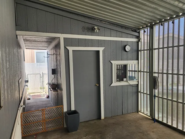 Doorway to property