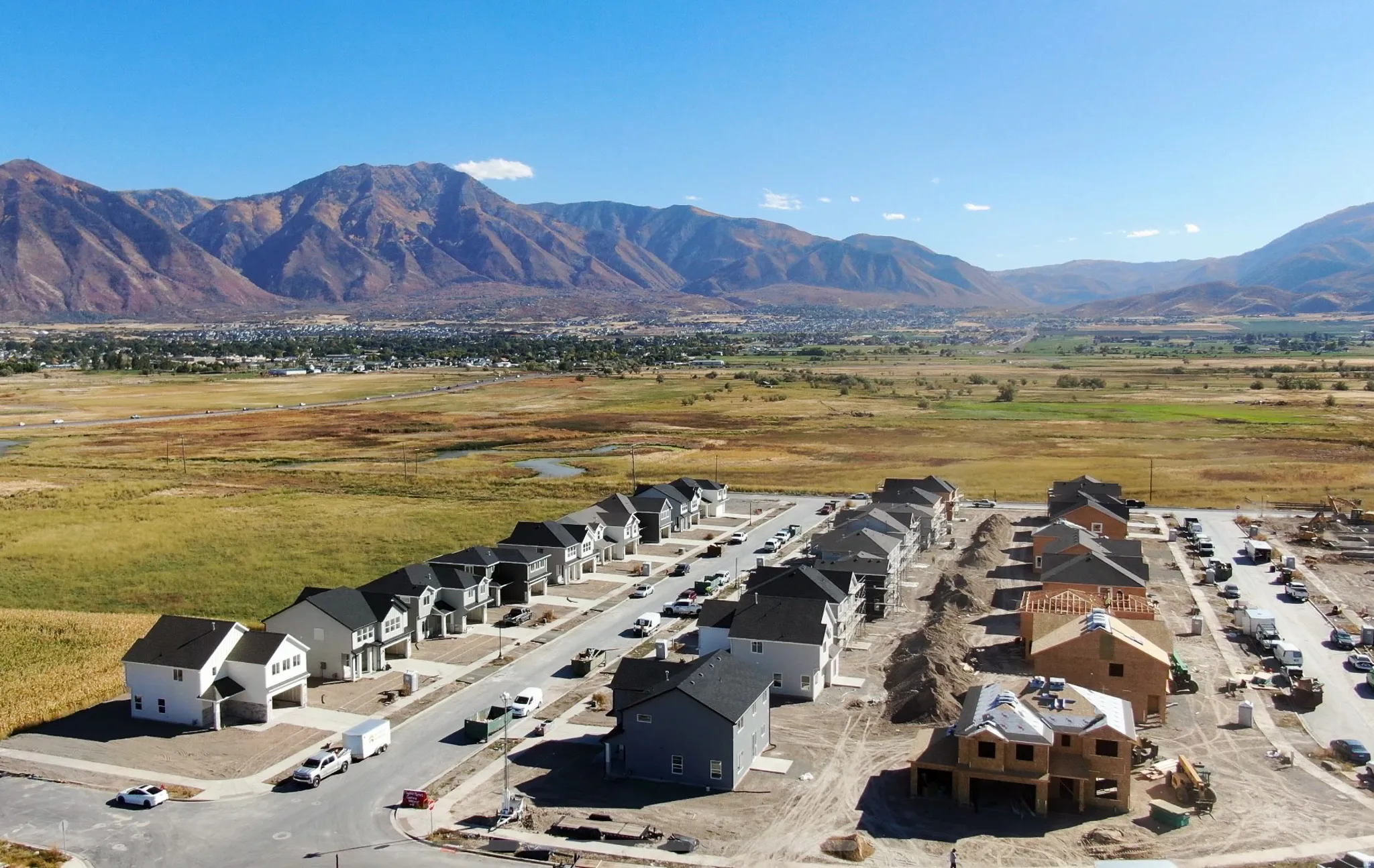 Drone Footage of community