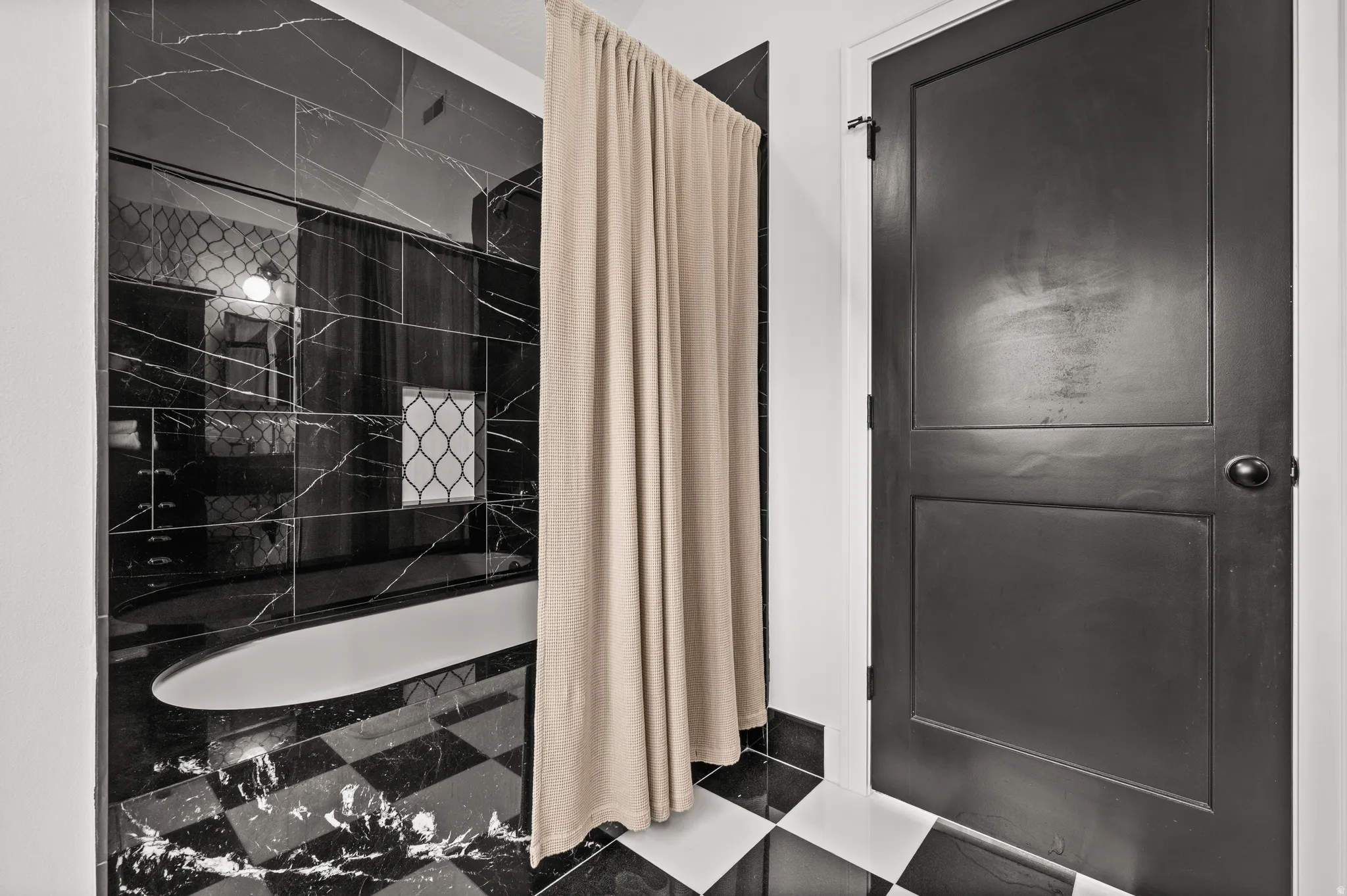 View of full bath