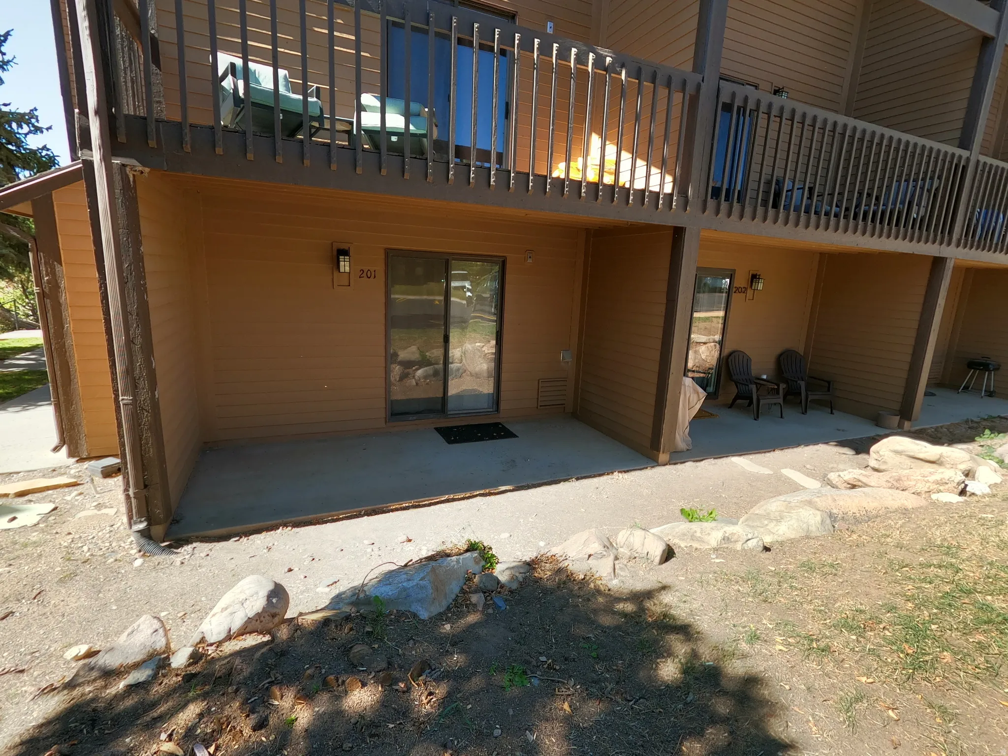 Rear view of house with a patio