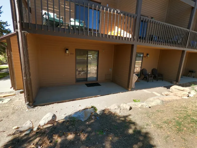 Rear view of house with a patio