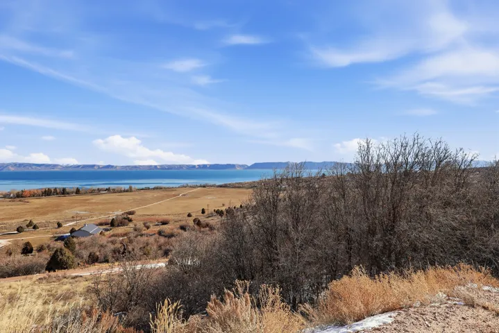 Water view featuring mountains