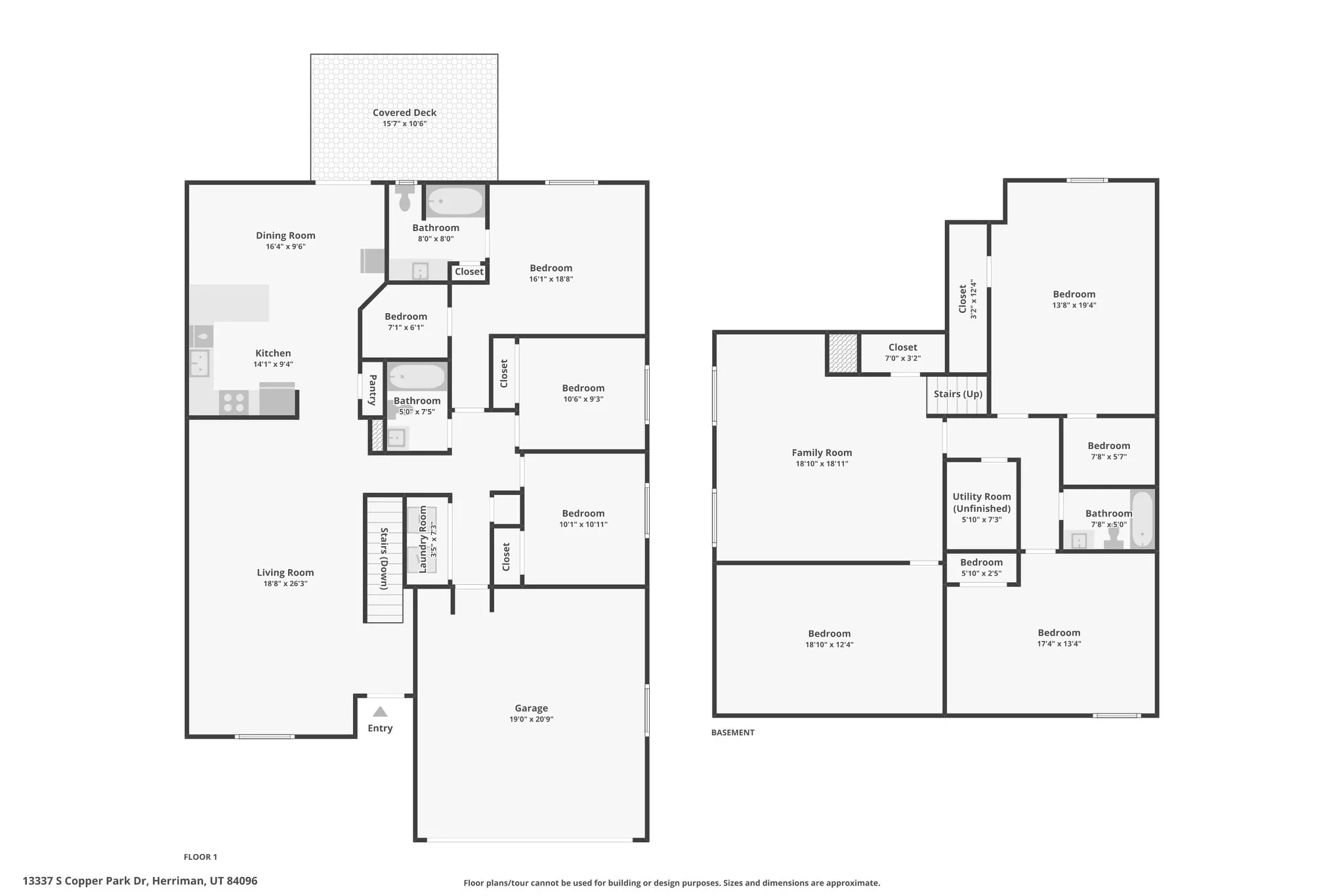 View of floor plan / room layout