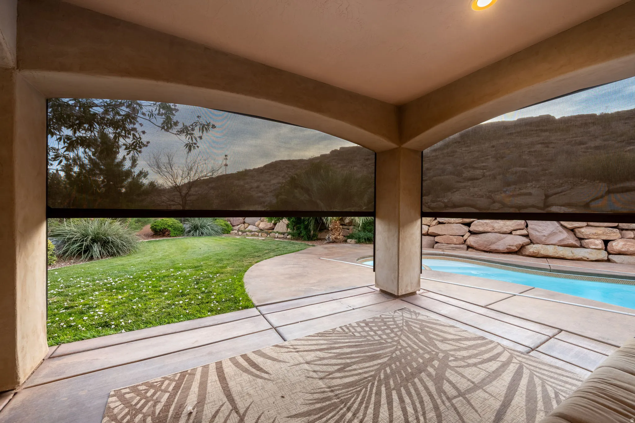 View of patio