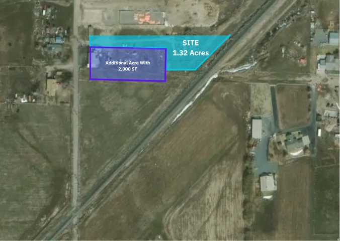 Aerial overview of property's location