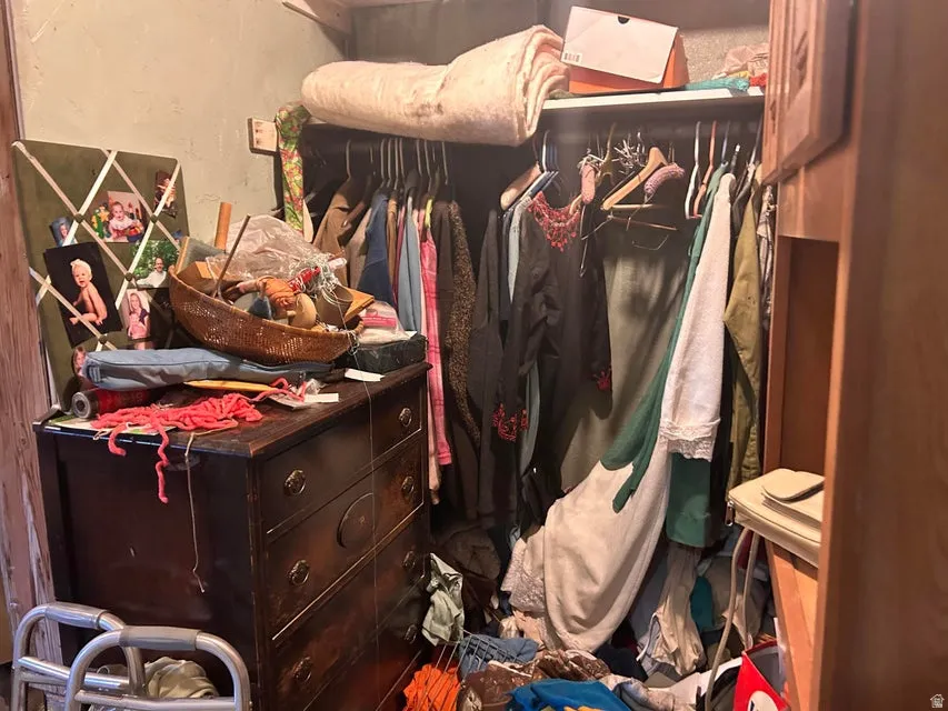 View of spacious closet