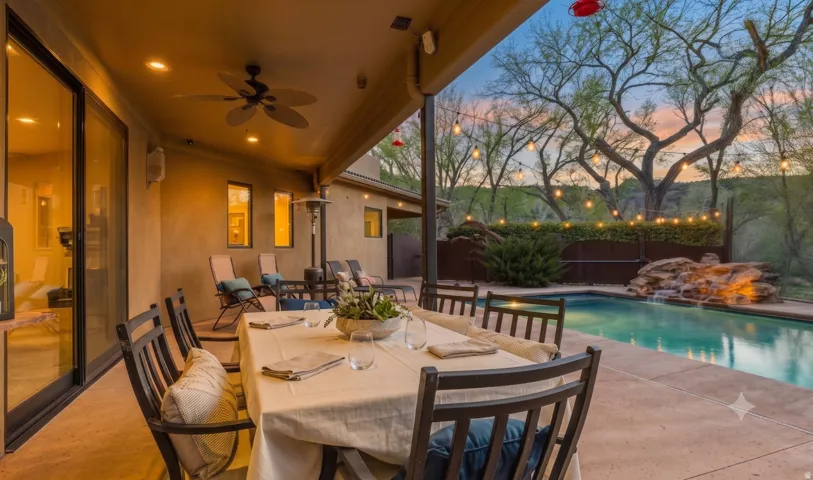 Poolside Dining Patio