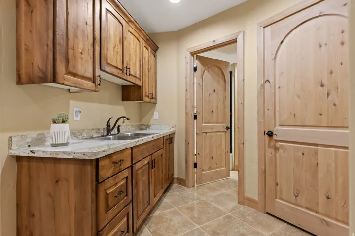 Lower Level - Wet Bar, Entrance to Full Bathroom