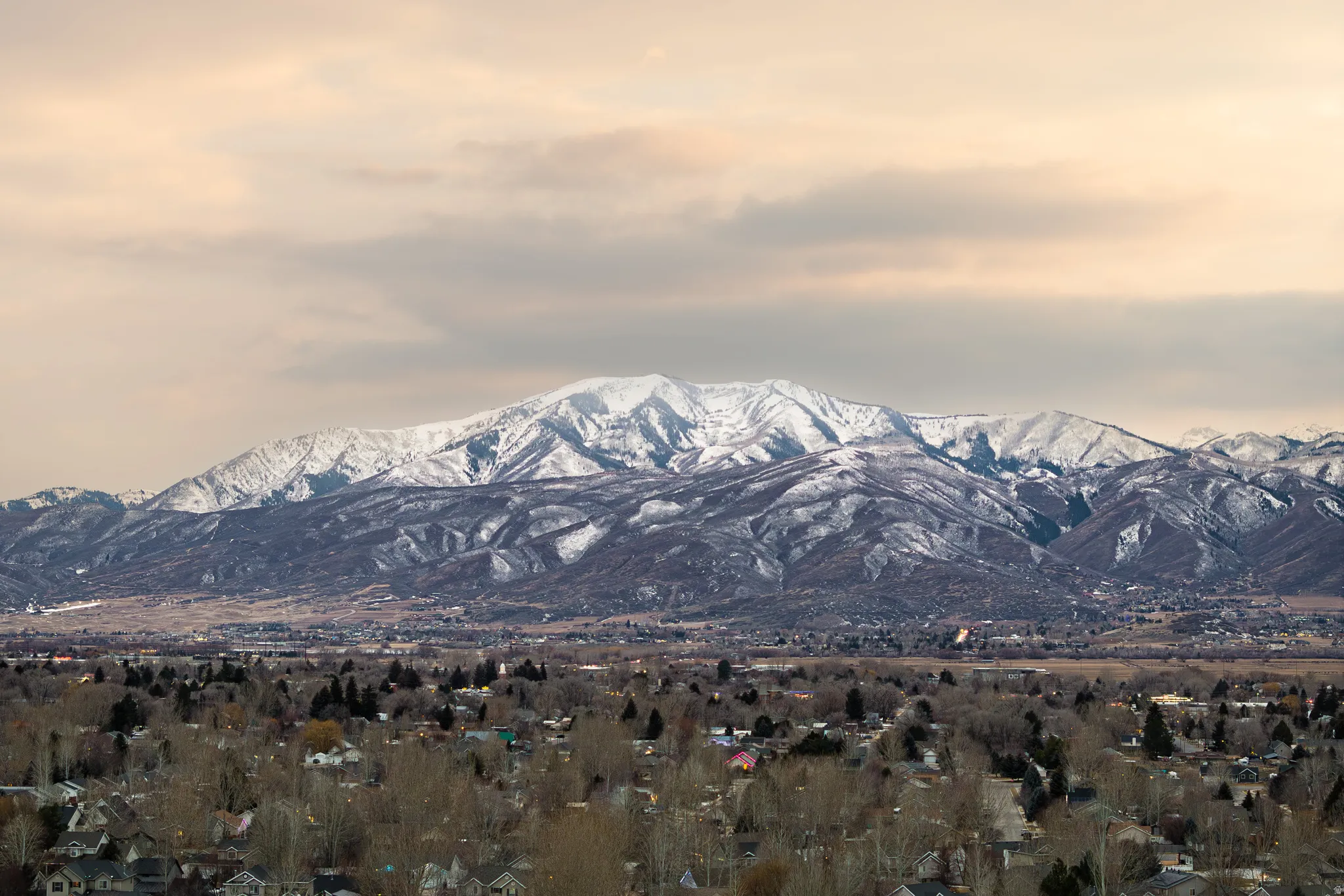 View of mountain background