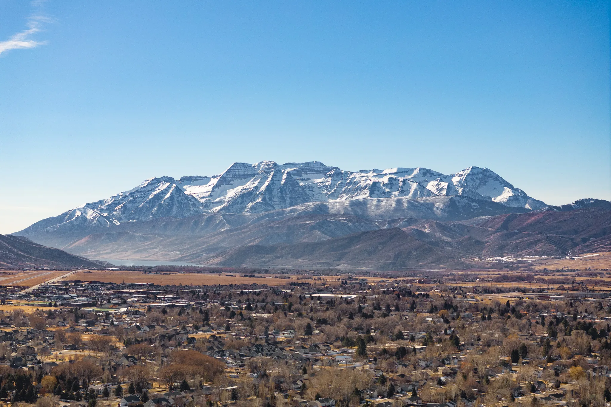 View of mountain backdrop