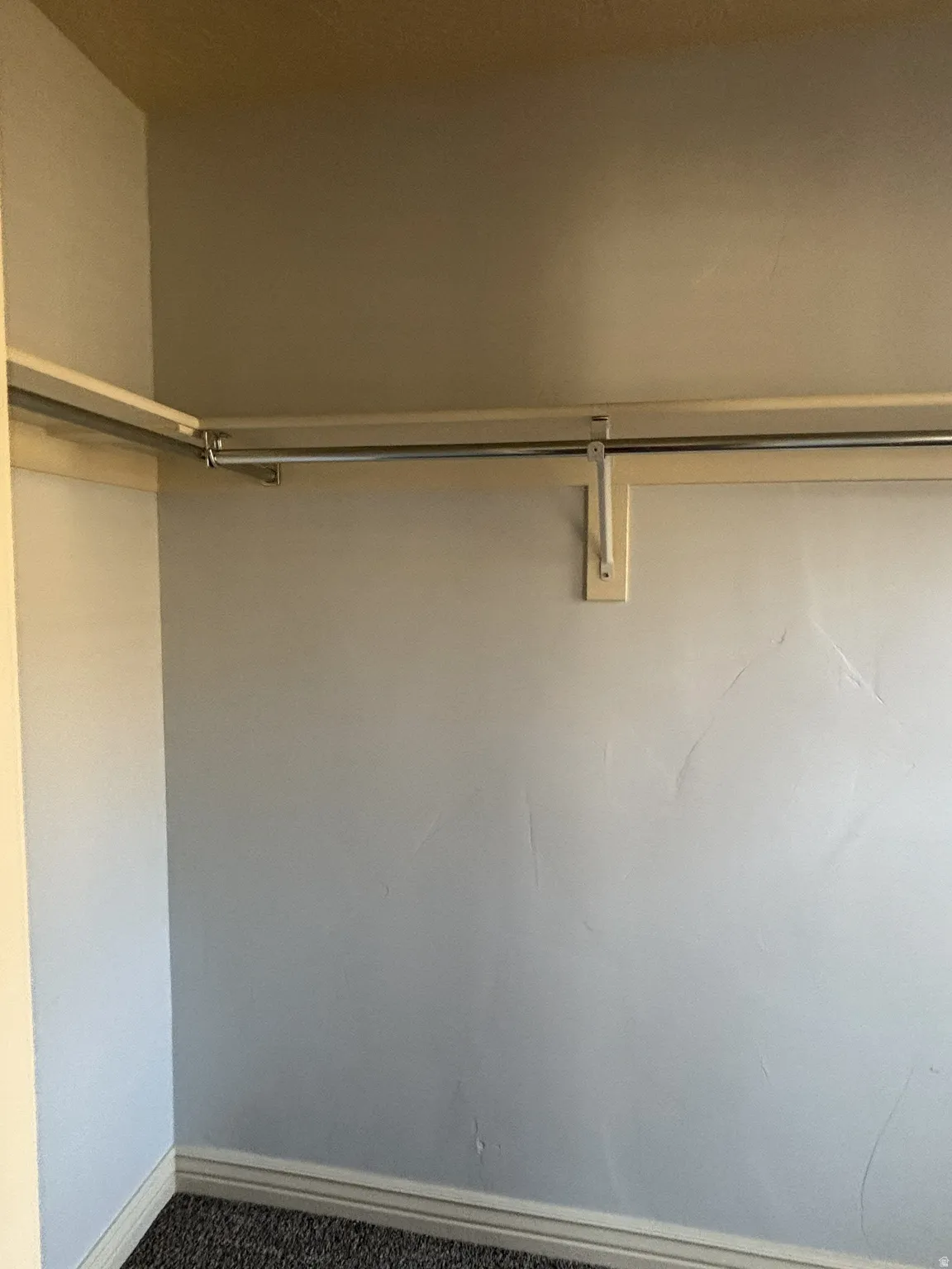 Master bedroom with Spacious closet and  carpet flooring