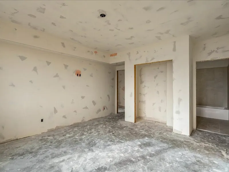 Unfurnished bedroom featuring a closet