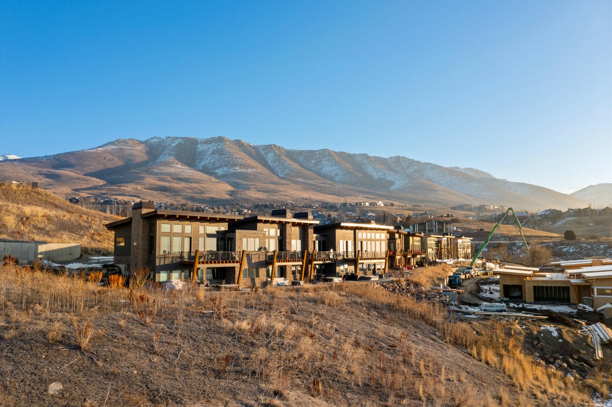 View of mountain background