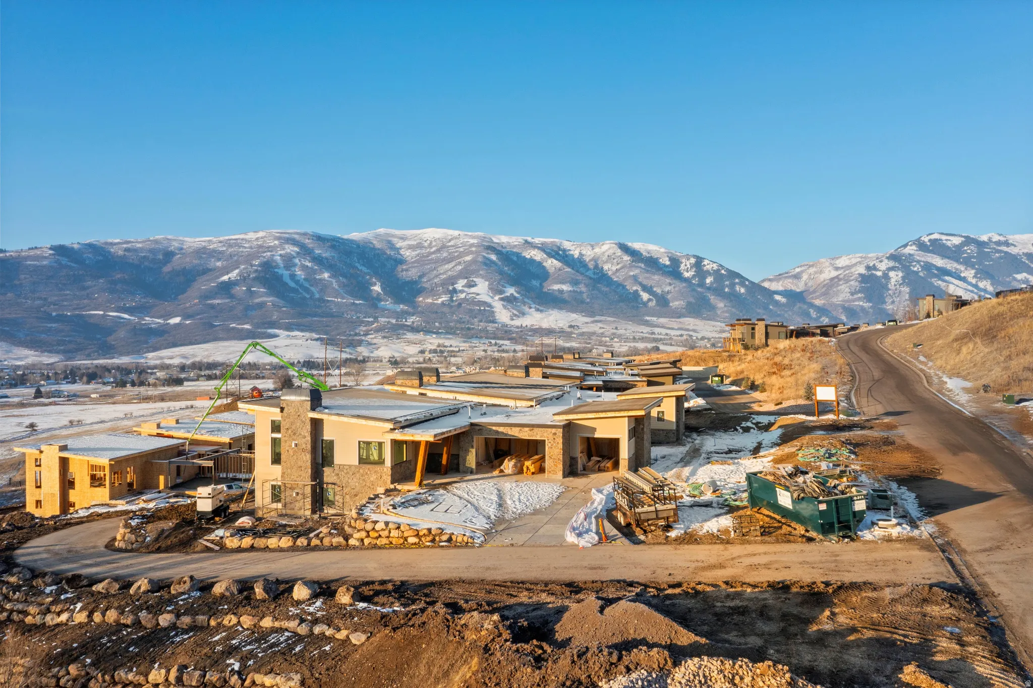 View of mountain backdrop
