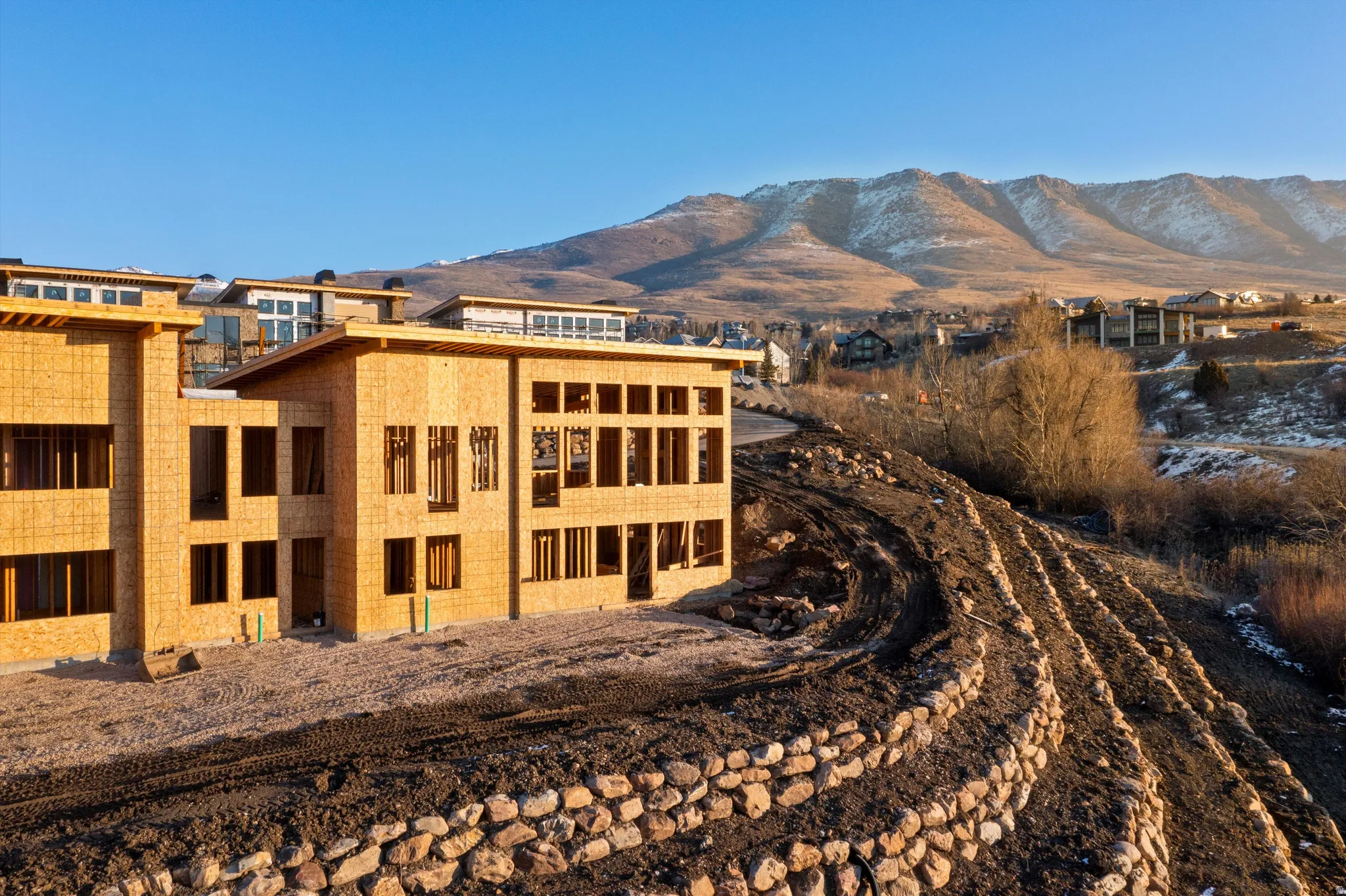 View of mountain backdrop