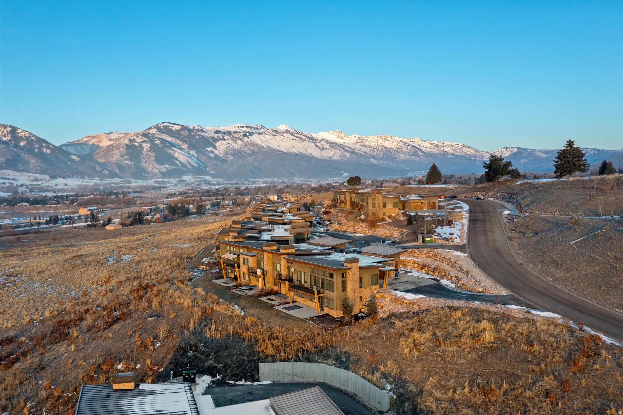 View of mountain backdrop