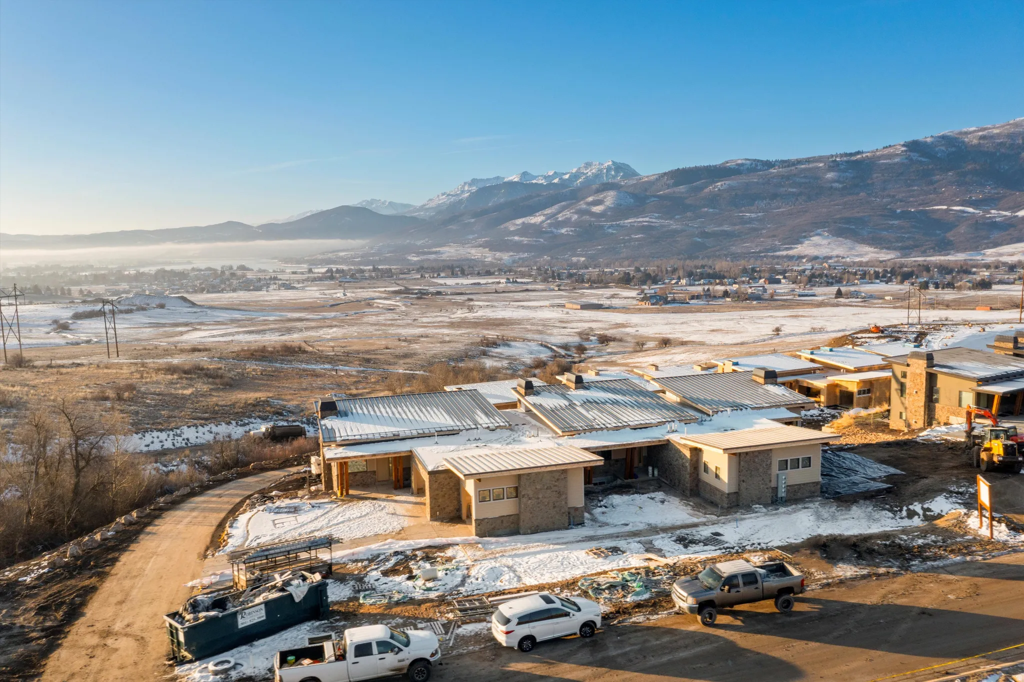 View of mountain background