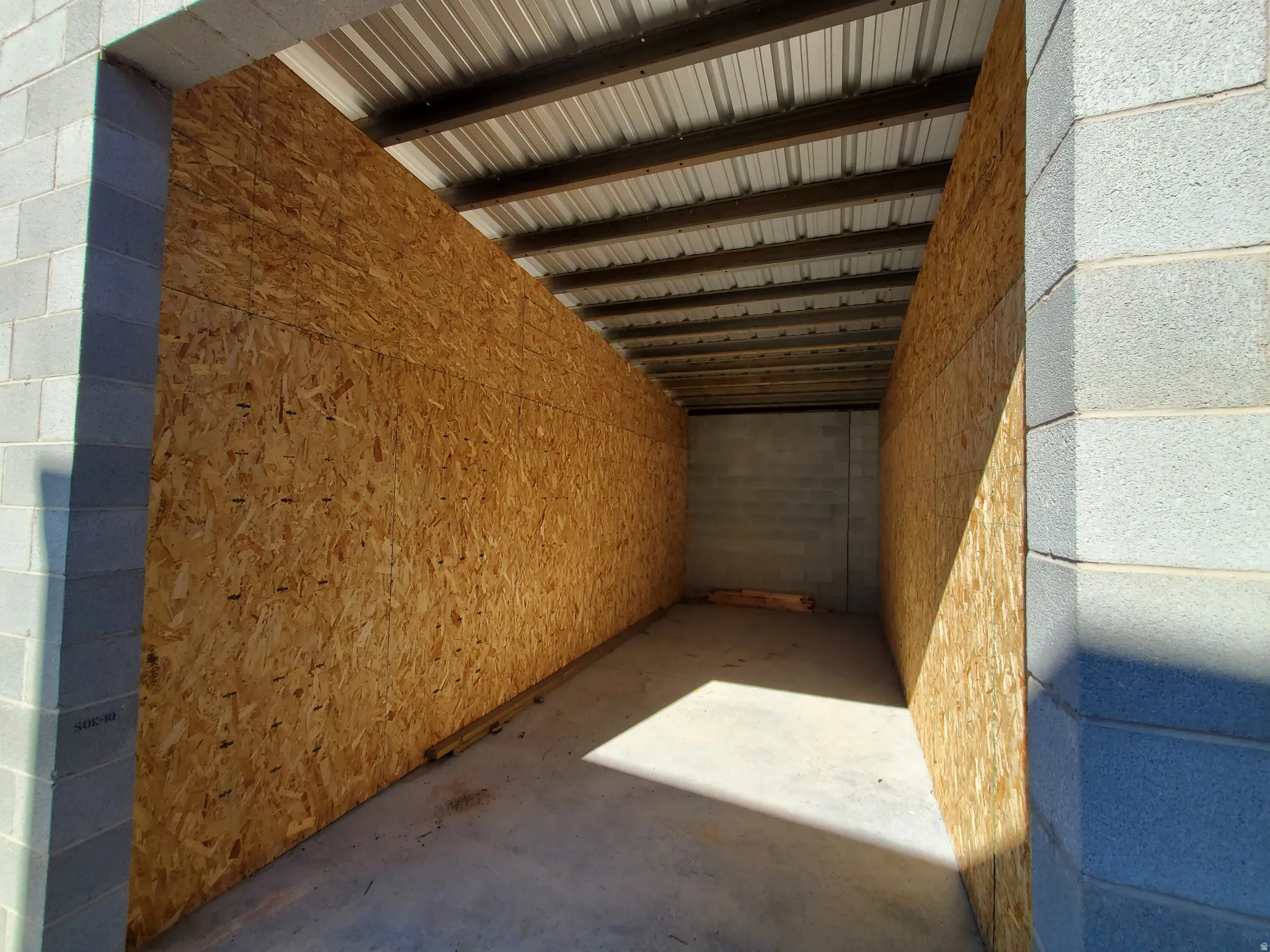 View of storage area