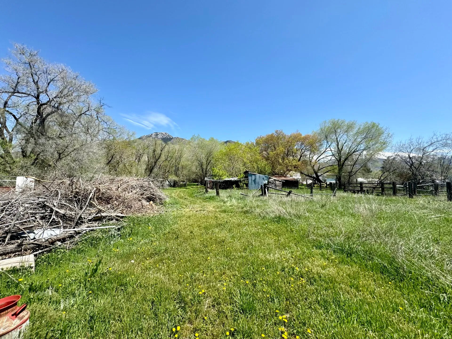 View of yard featuring a rural view