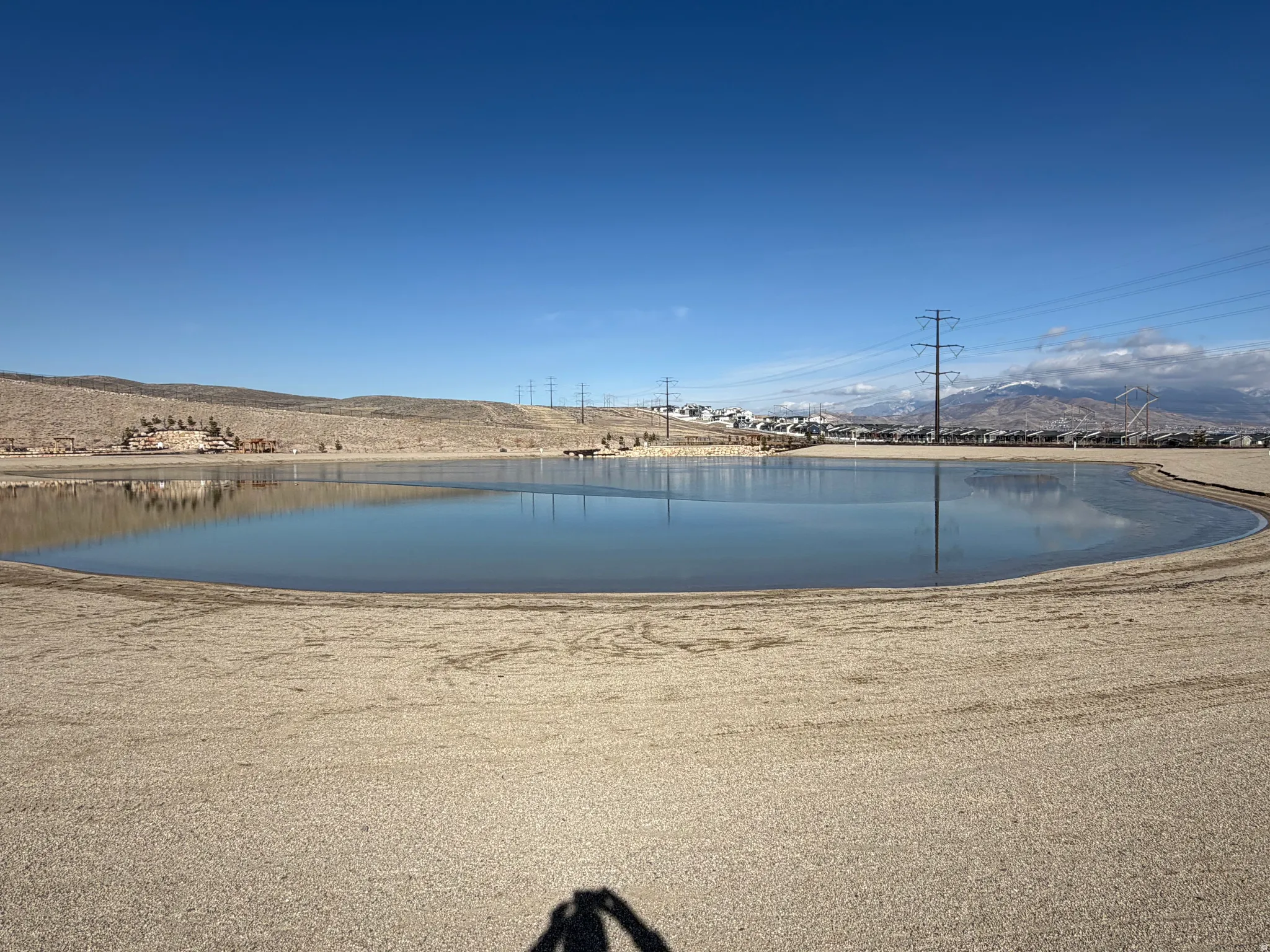 Water view featuring a mountain backdrop