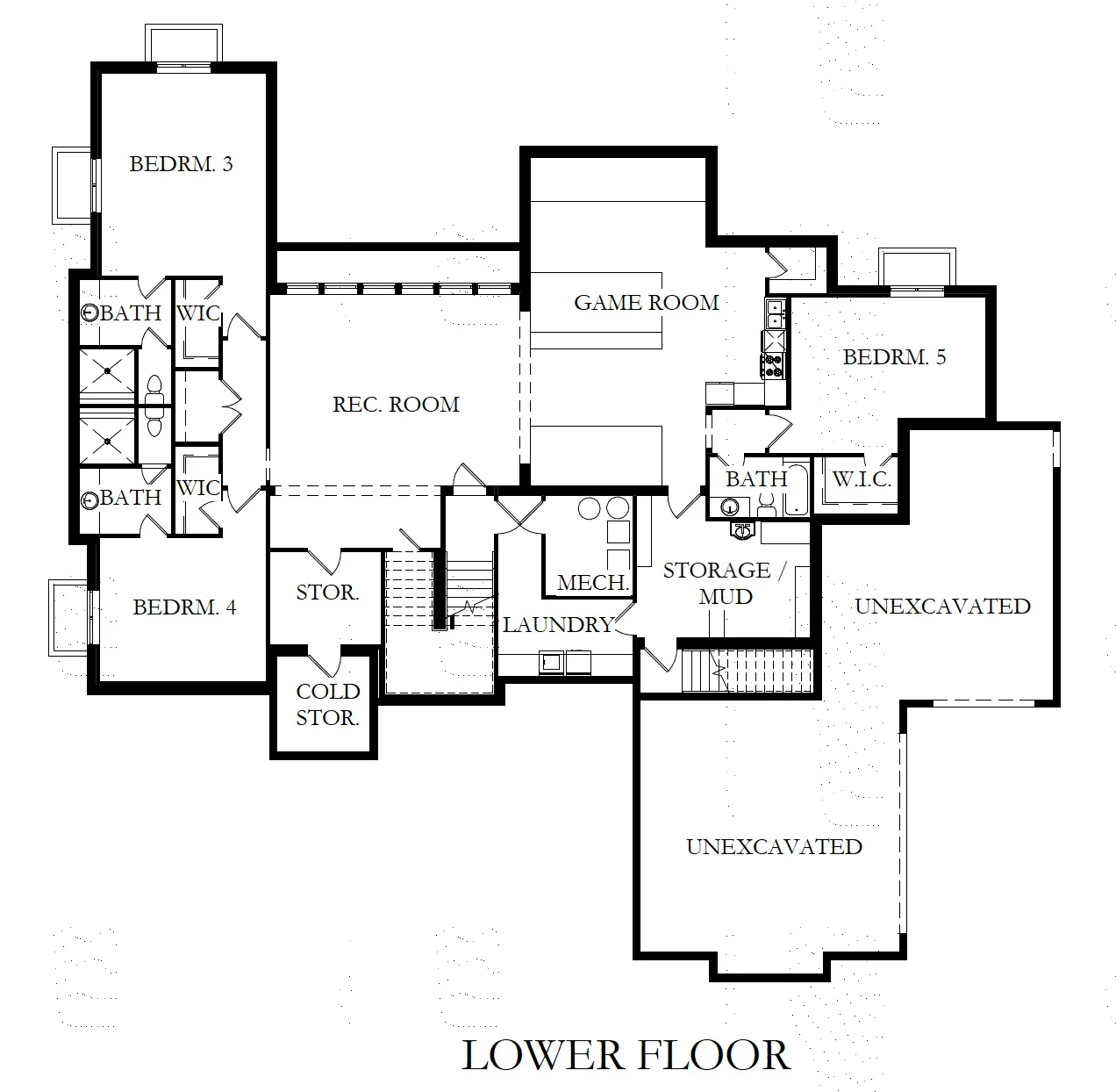 Lower Level Floor Plan