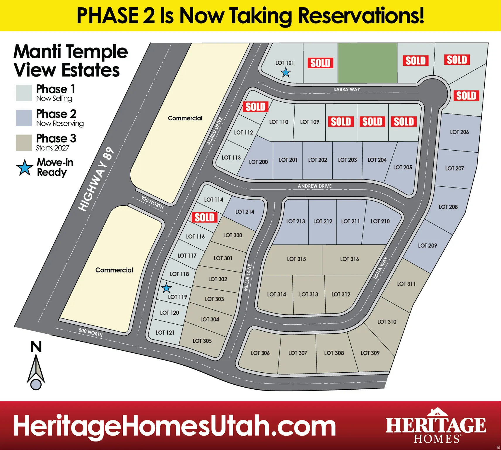 Map showing property parcels