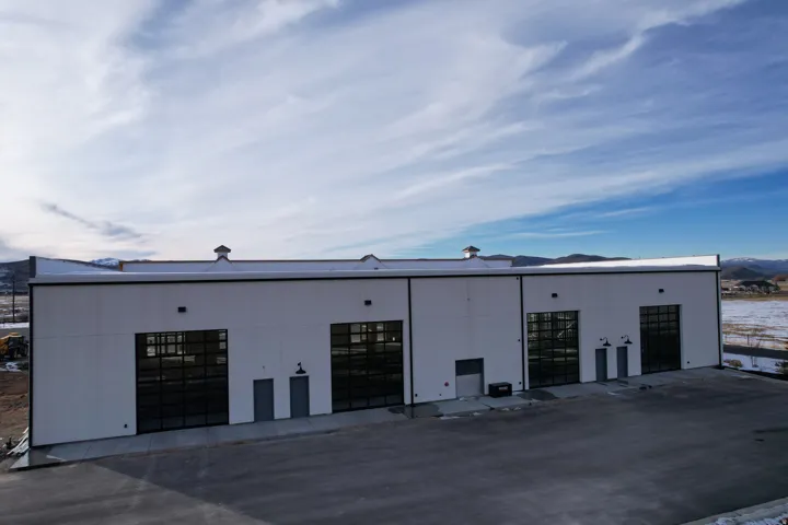 View of outdoor structure with a mountain view